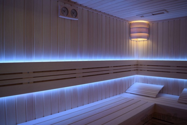 oświetlenie LED w saunie
