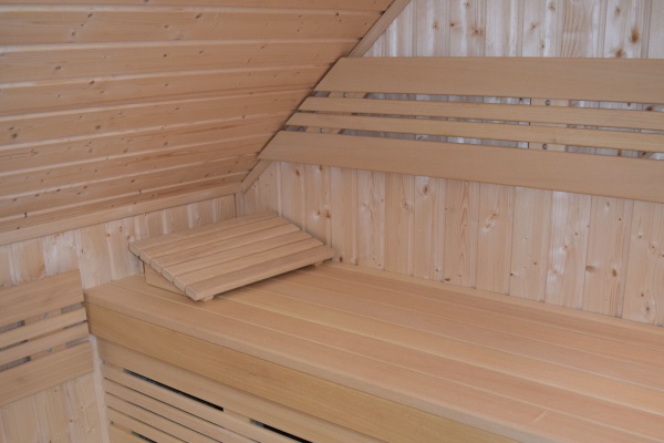 sauna fińska ze skosem